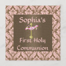 Search for square first communion invitations Trendy