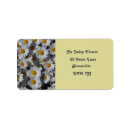 Search for white daisy return address labels Summer