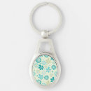 Search for elegant teal key rings Girly