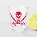 Search for pirate shot glasses Skull and crossbones