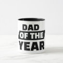 Search for dad of the year mugs Unique