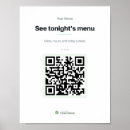 Search for restaurant menu posters Qr code