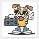 Search for cool dog stickers Hip hop