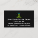Search for sprinkler business cards Modern