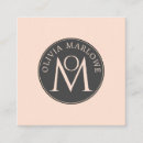 Search for monogram logo business cards Unique