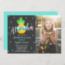 Search for hawaiian luau party graduation invitations announcements Pineapple