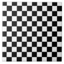 Search for black and white gingham tiles Chequered
