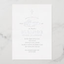 Search for silver christening invitations Cross