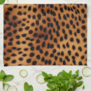 Search for cheetah print tea towels Black
