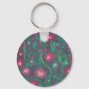 Search for abstract rose key rings Blue