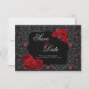 Search for red black save the dates Floral