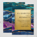 Search for green and purple wedding invitations Chic