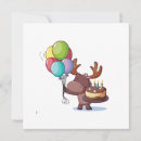 Search for reindeer birthday invitations Animals