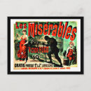 Search for miserables postcards Hugo
