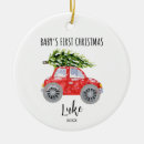 Search for first car christmas tree decorations Baby
