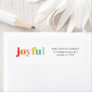 Search for colors return address labels Modern christmas