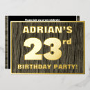 Search for twenty third birthday invitations 23 years old
