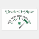 Search for paddys rectangle stickers Shamrock