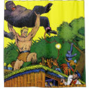 Search for gorilla shower curtains Monkey