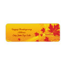 Search for maple return address labels Thanksgiving