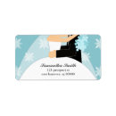 Search for winter games return address labels Snow
