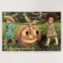 Search for vintage children puzzles Halloween