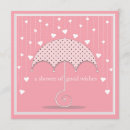 Search for rain bridal shower invitations Pink