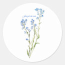 Search for forget me not flowers stickers Watercolor