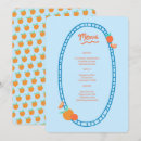 Search for cute menus Bridal shower
