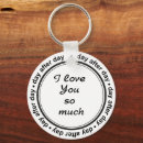 Search for love much key rings For her