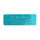 Search for shiny return address labels Blue