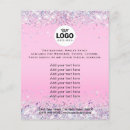 Search for background pink flyers Makeup artist