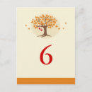 Search for tree table number postcards Autumn
