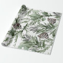 Search for pinecone wrapping paper Winter