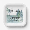 Search for adventure awaits paper plates Watercolor