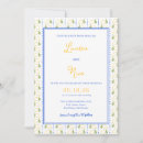 Search for blue and yellow wedding invitations Citrus
