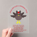 Search for cartoon turkey invitations Cute