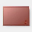 Search for metallic wedding envelopes Rose gold