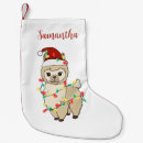 Search for llama christmas stockings Festive