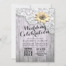 Search for sunflower shower wedding invitations Wood