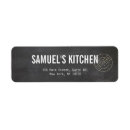 Search for restaurant return address labels Bakery
