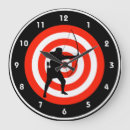 Search for archery clocks Bow and arrow