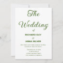 Search for simplistic invitations Sage green white