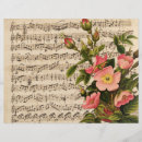 Search for vintage sheet music pages Decoupage