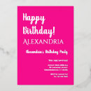 Search for fuchsia pink and silver invitations Trendy