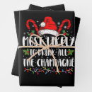 Search for champagne wrapping paper Xmas