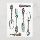 Search for silverware postcards Cutlery