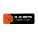 Search for basketball return address labels Orange