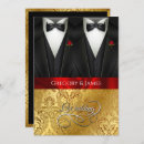 Search for gold embossed wedding invitations Couple