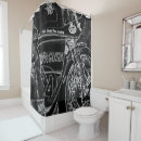 Search for motorcycle shower curtains White